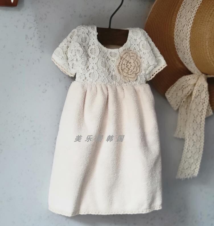 Khăn Lau Tay Hình Trái Tim Dễ Thương Thấm Hút, Khăn Treo Nhà Bếp, Phòng Tắm, Chất Liệu Cotton Nguyên Chất, Thiết Kế Sáng Tạo
