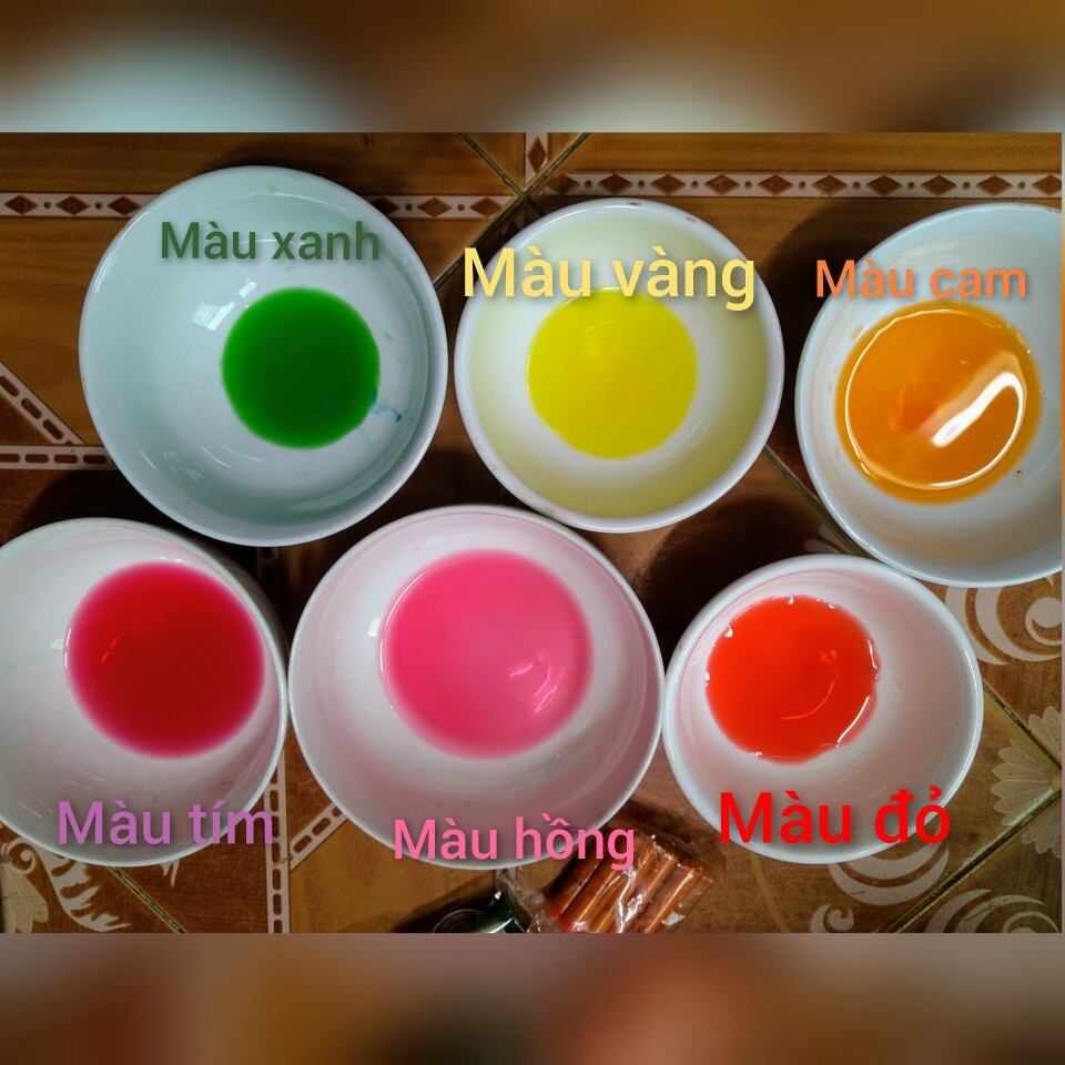 500g Bột màu gạch tôm (Cam) màu thực phẩm Mỹ Hòa