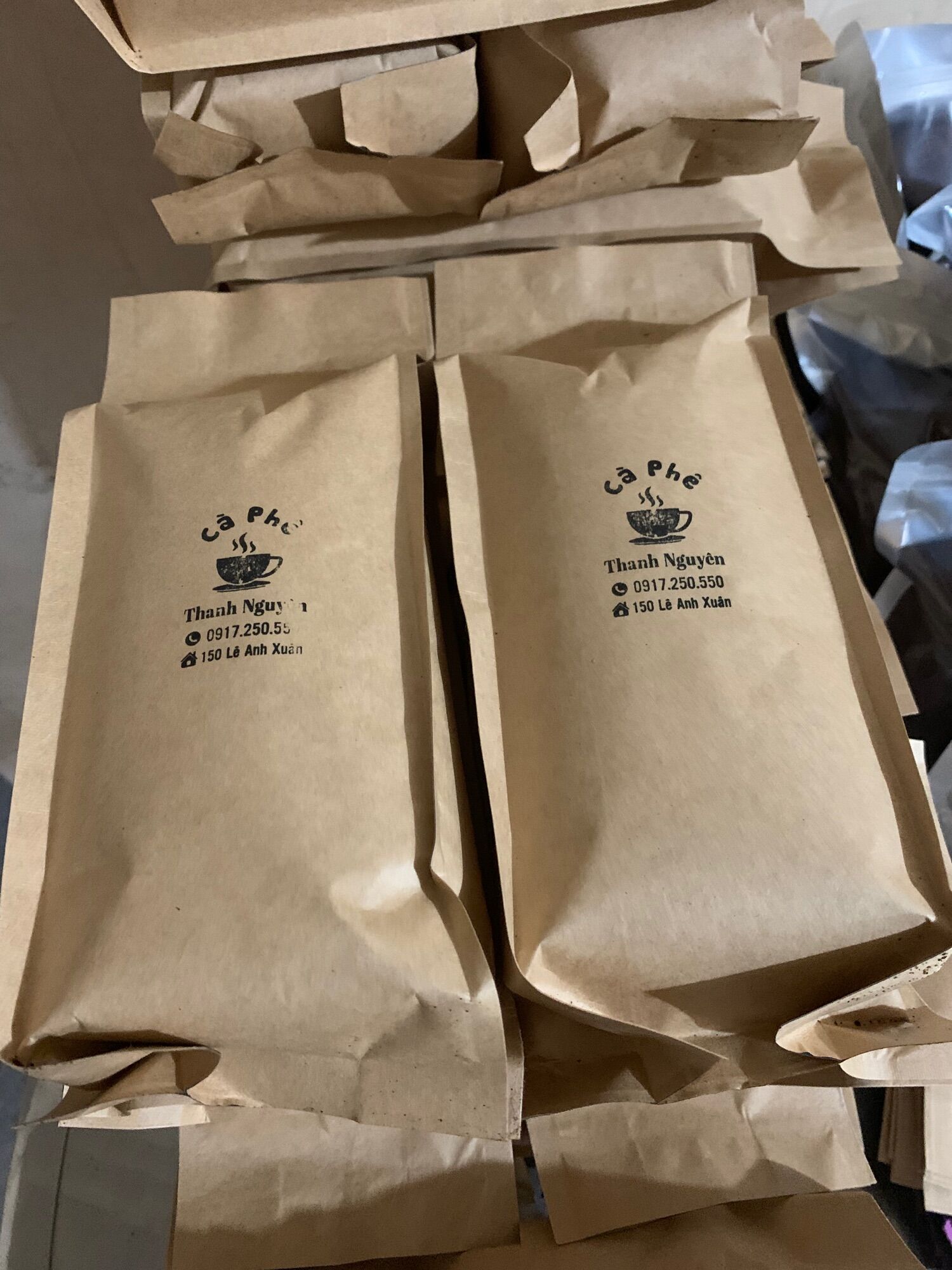 Cà phê mộc Robustar (500g)