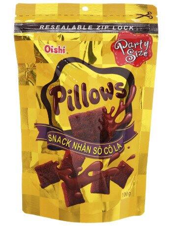 Snack sôcôla Oishi Pillows gói 100g