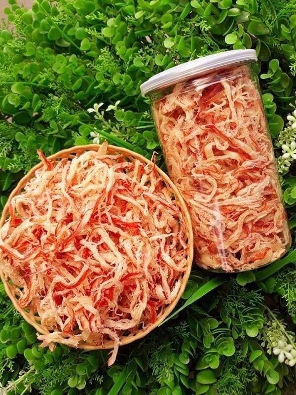 [HCM]Mực Xé Sợi Hấp Dừa Thái Lan 250gr