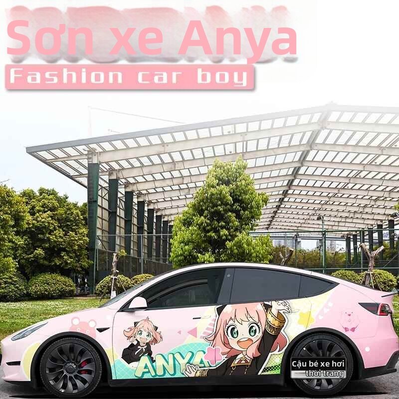 CANJING | Custom Car Wrap Ania SpyxFamily Theme Full Vehicle Giá 27,948,000 Đồng*Miễn phí vận chuyển