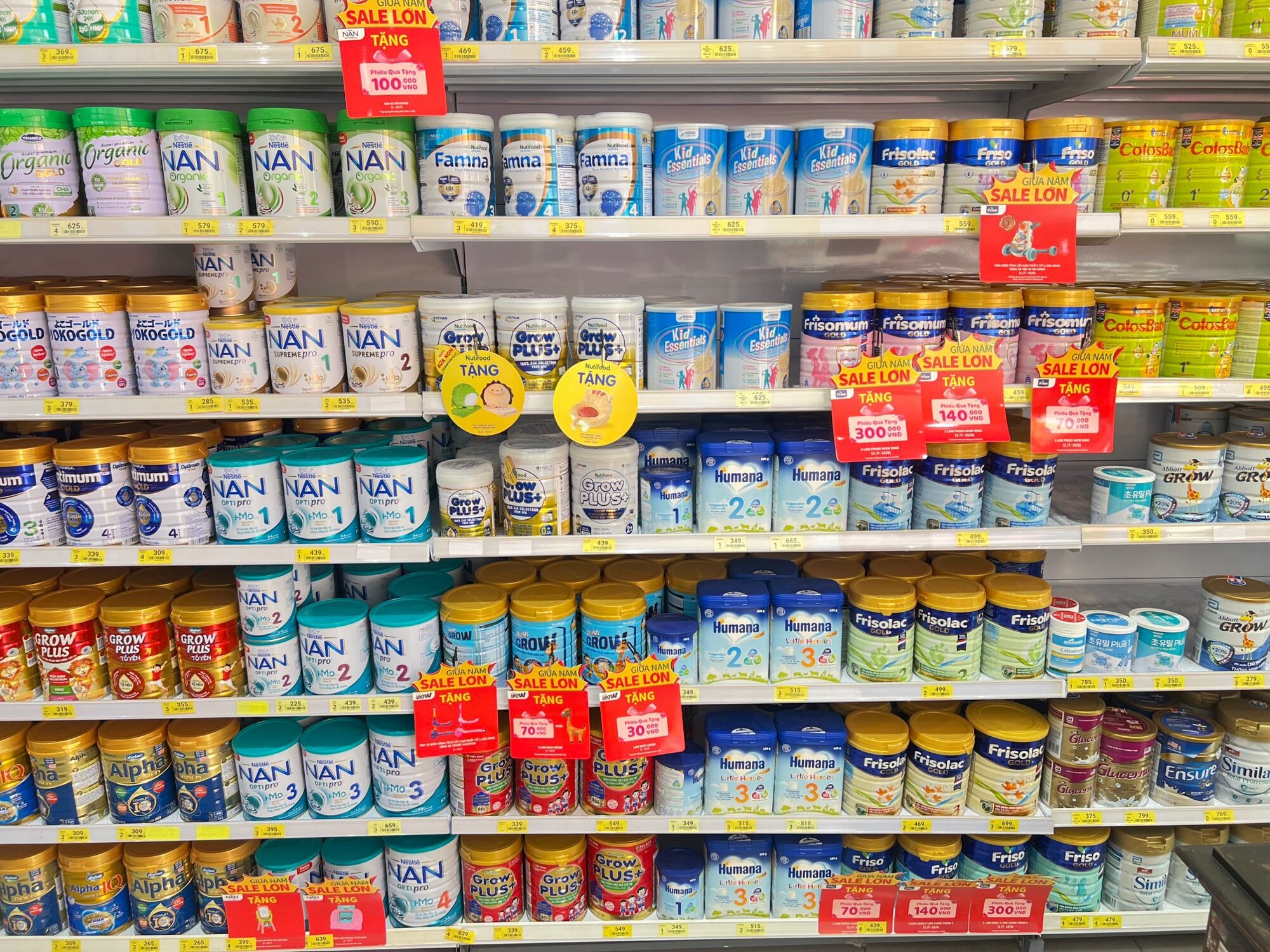 Sữa Vinamilk OPtimum Gold 1,2,3,4 Lon 800g { 6-12 tháng tuổi } - { MẪU MỚI }HSD LUÔN MỚI