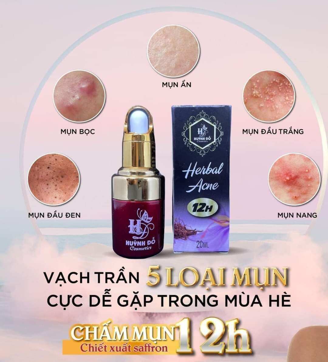 chấm mụn 12h huỳnh đỗ