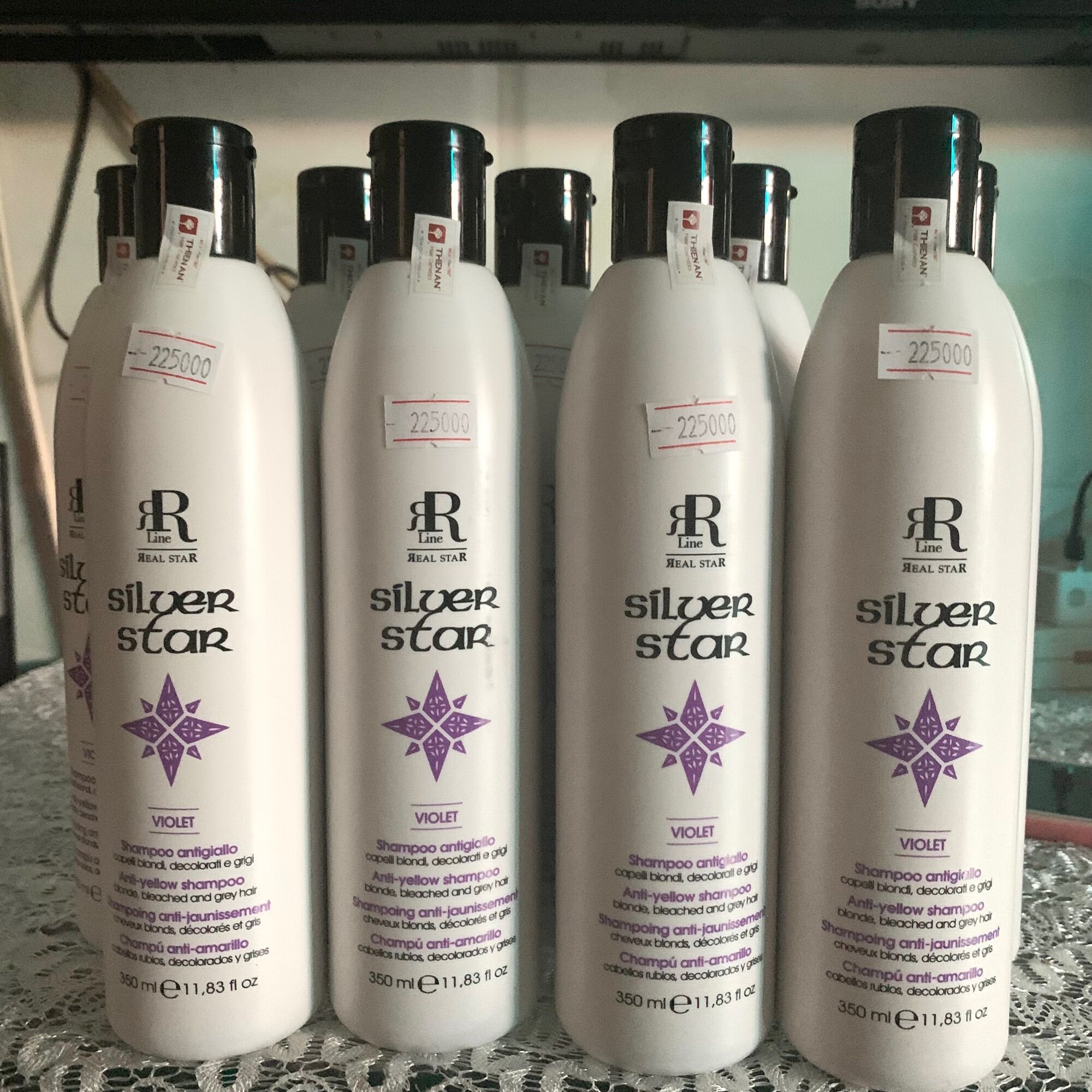 [HCM]DẦU GỘI TÍM THERAPY SILVER SHAMPOO RR LINE STAR 350ML