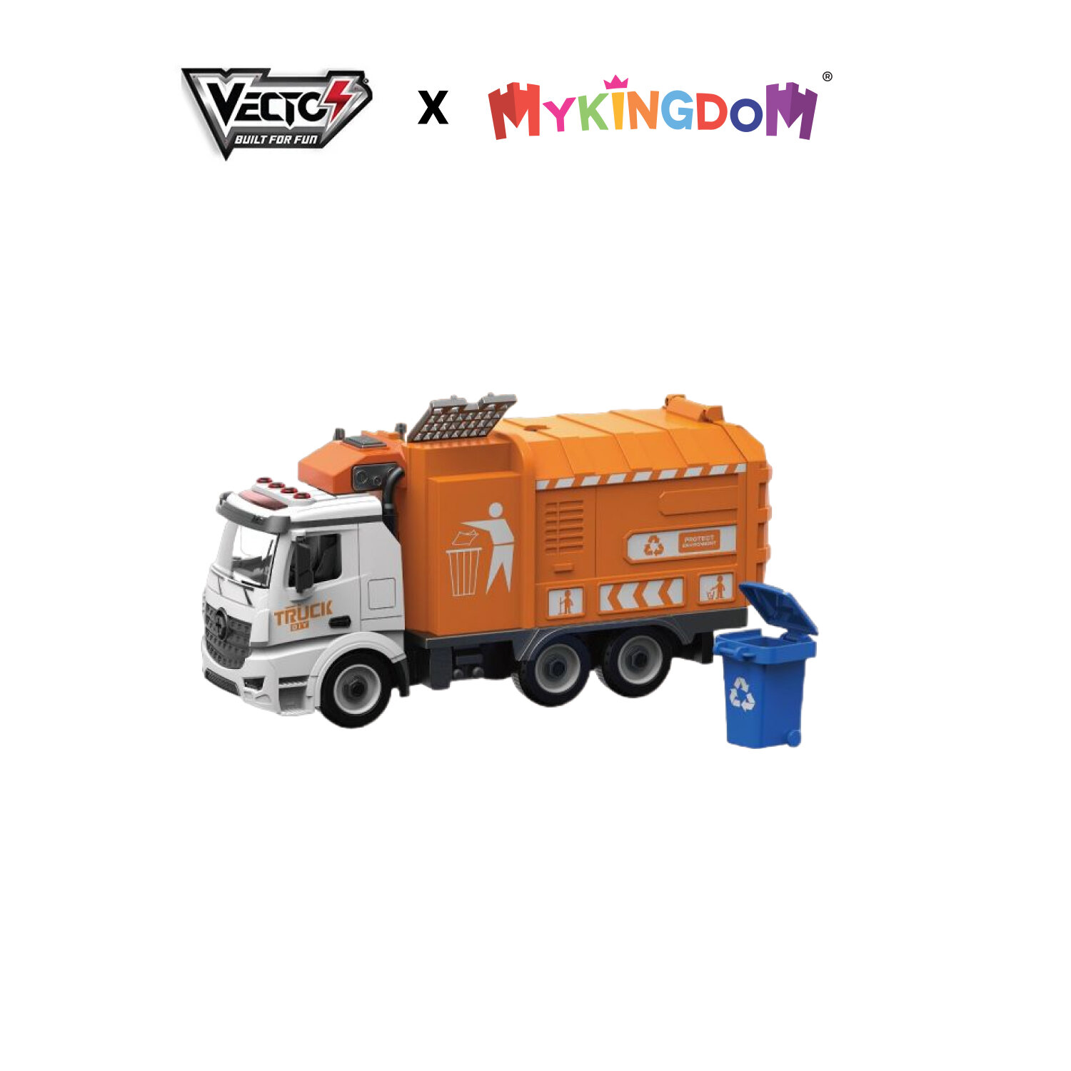 Đồ chơi lắp ráp vecto diy xe thu gom rác vecto vt9082a