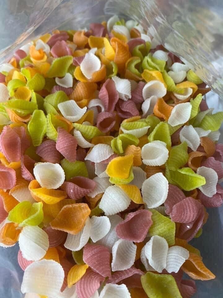 NUI SÒ RAU CỦ  1kg ( nui rau củ tự nhiên ) 🐚🐚