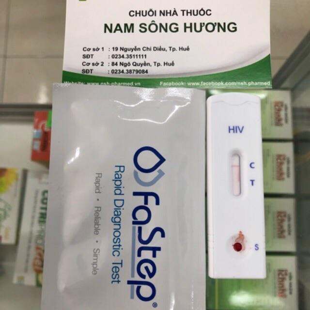 Que thử test thử nhanh HIV tại nhà FASTEP - INTEC STRIP HIV RAPID TEST chính xác 99,99% kèm clip hướng dẫn, Bộ test HIV Nhanh Tại Nhà - Que Thử HIV Cho Kết Quả Chính Xác tại nhà