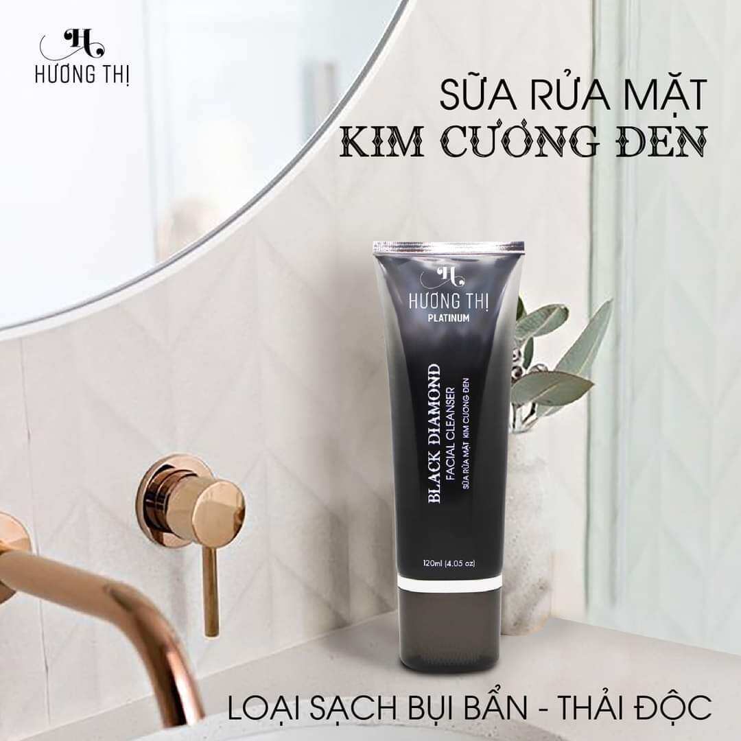 Sữa rửa mặt kim cương đen Hương Thị 120ml