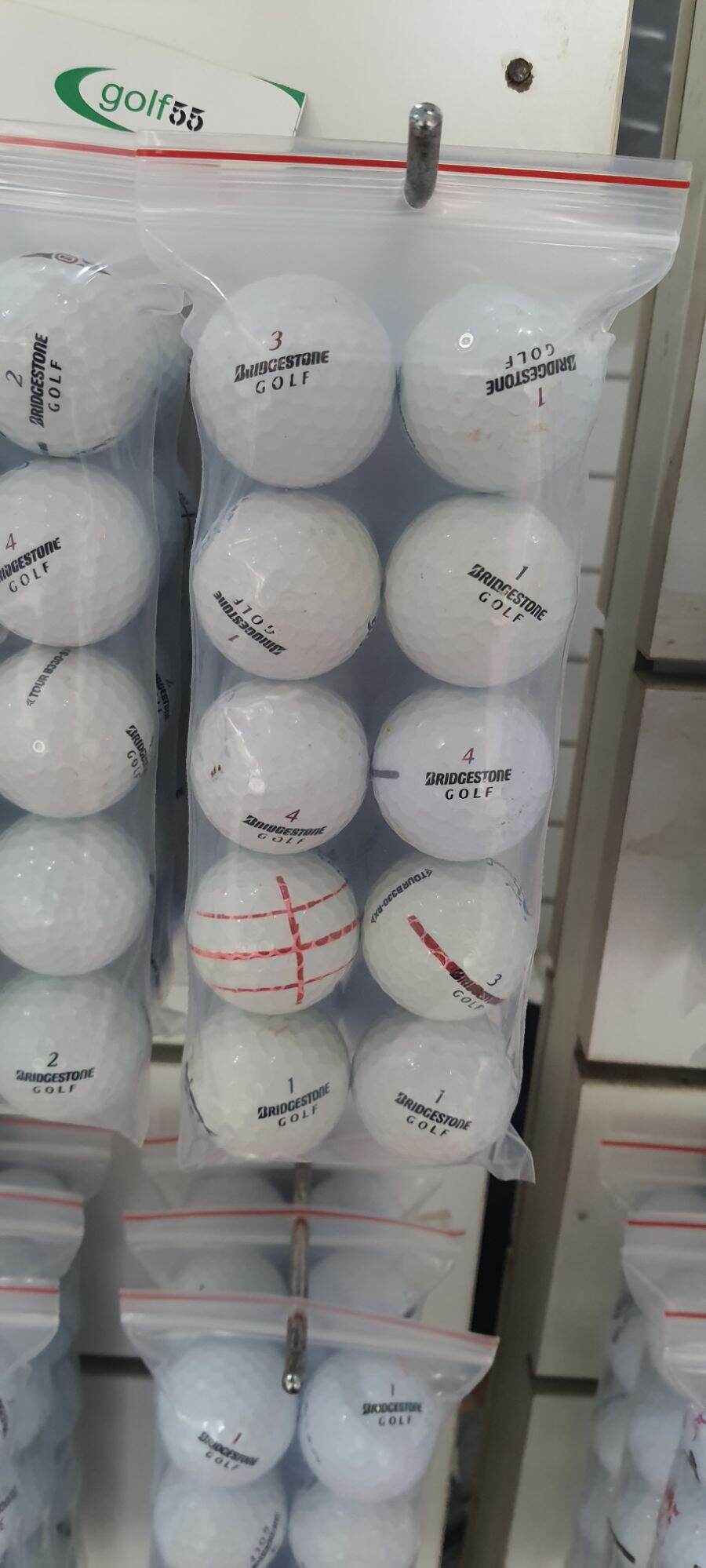 10 Quả BÓNG GOLF BRIDGESTONE CŨ MỚI 99%