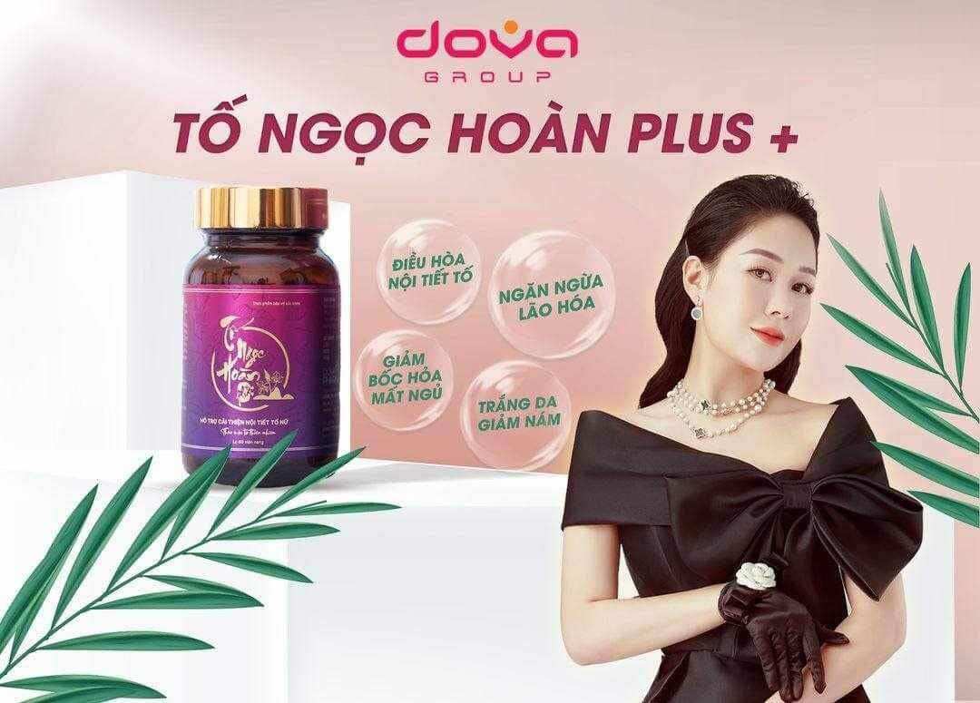 Tố ngọc hoàn plus dove cải thiện nội tiết nữ , mờ nám sáng da /hộp 60viên
