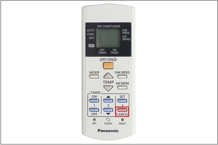 điều khiển điều hòa Panasonic