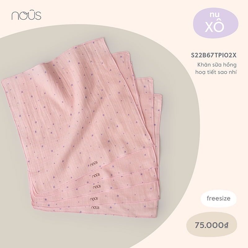 Khăn sữa Nous (set 5c)