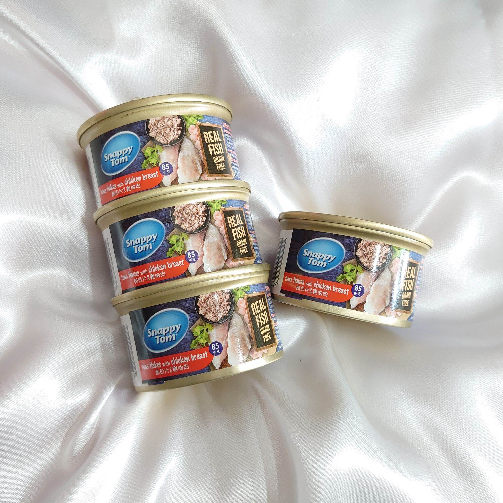 Pate Snappy Tom Premium lon 85g cho mèo mọi lứa tuổi
