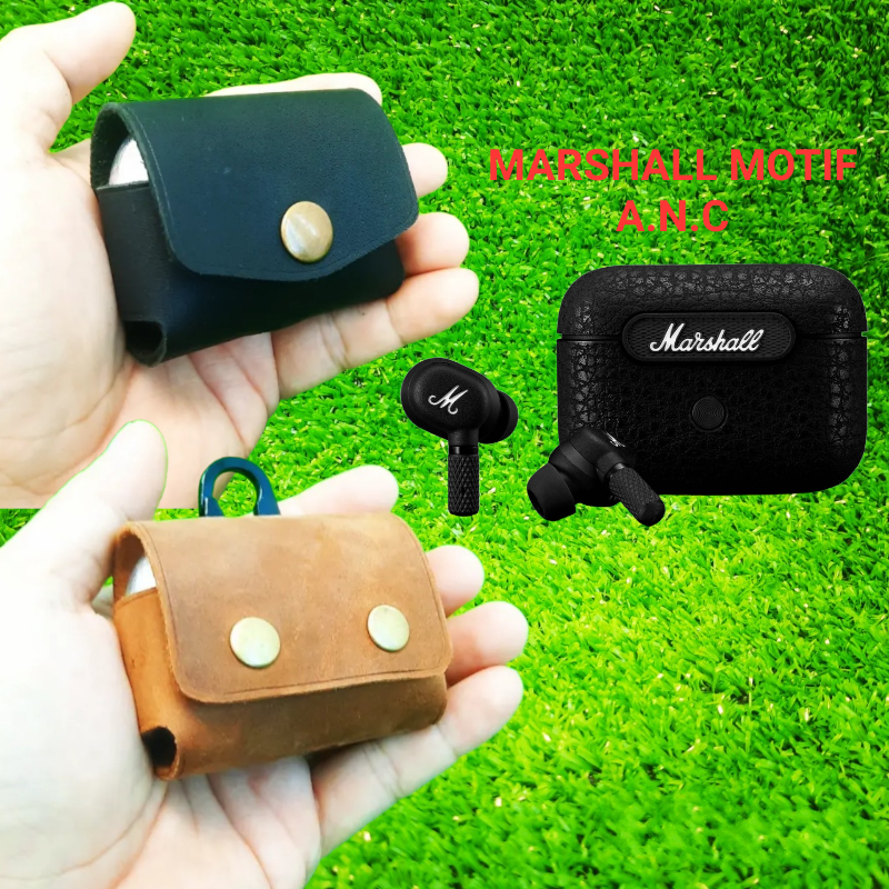Bao da marshall motif a.n.c tối giản handmade