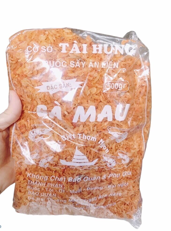 RUỐC SẤY ĂN LIỀN ĐẶC SẢN CÀ MAU