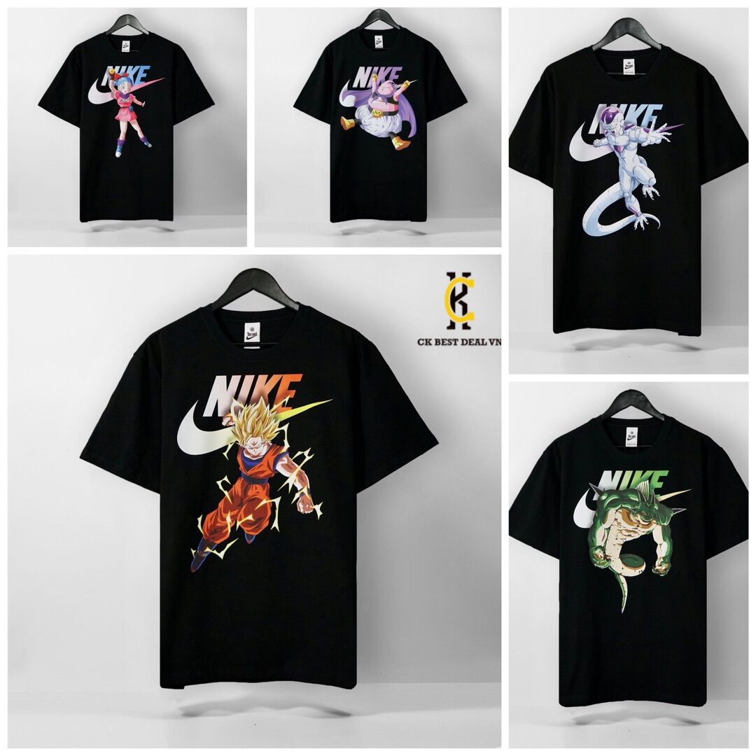 Áo thun N.i.k.e x Dragonball Nam Nữ Unisex