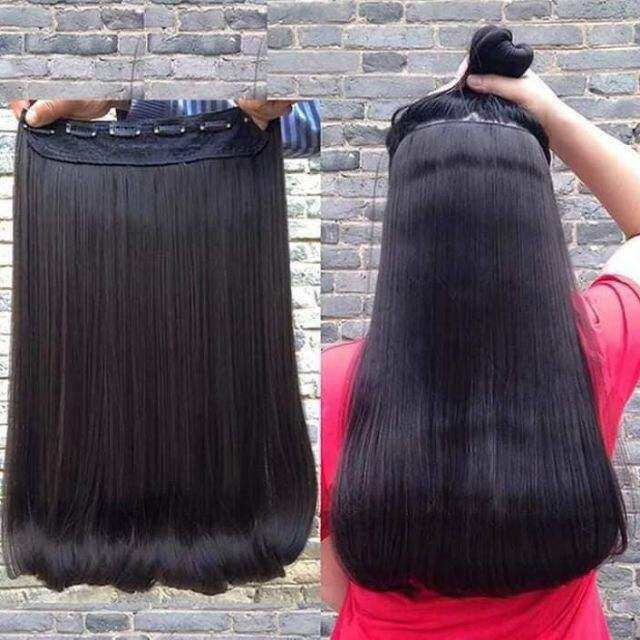 tóc kẹp 6 phím cụp đui