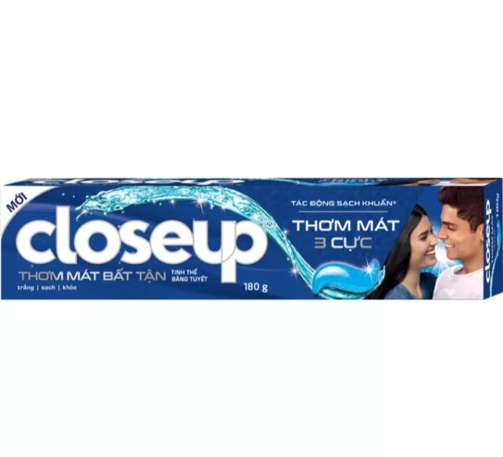 Kem đánh răng closeup tinh thể băng tuyết 230g