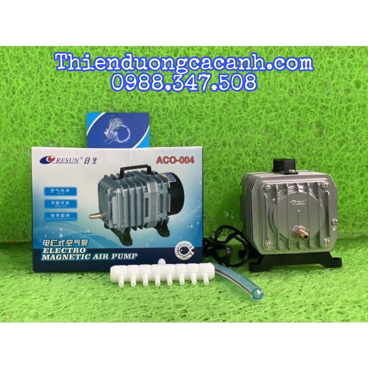 Máy sủi oxy hồ cá resun aco-004