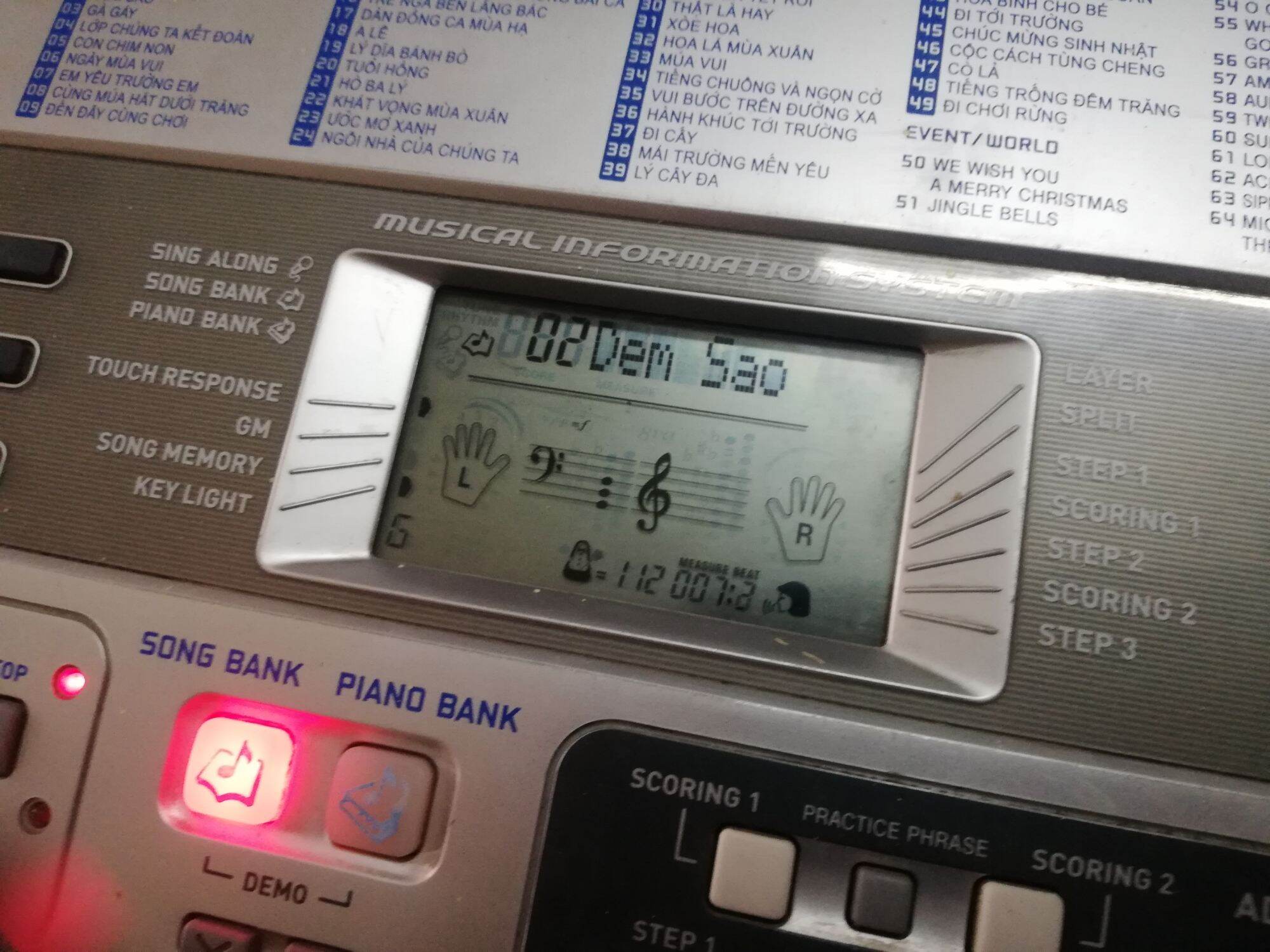 Đàn organ Casio LK55.vn