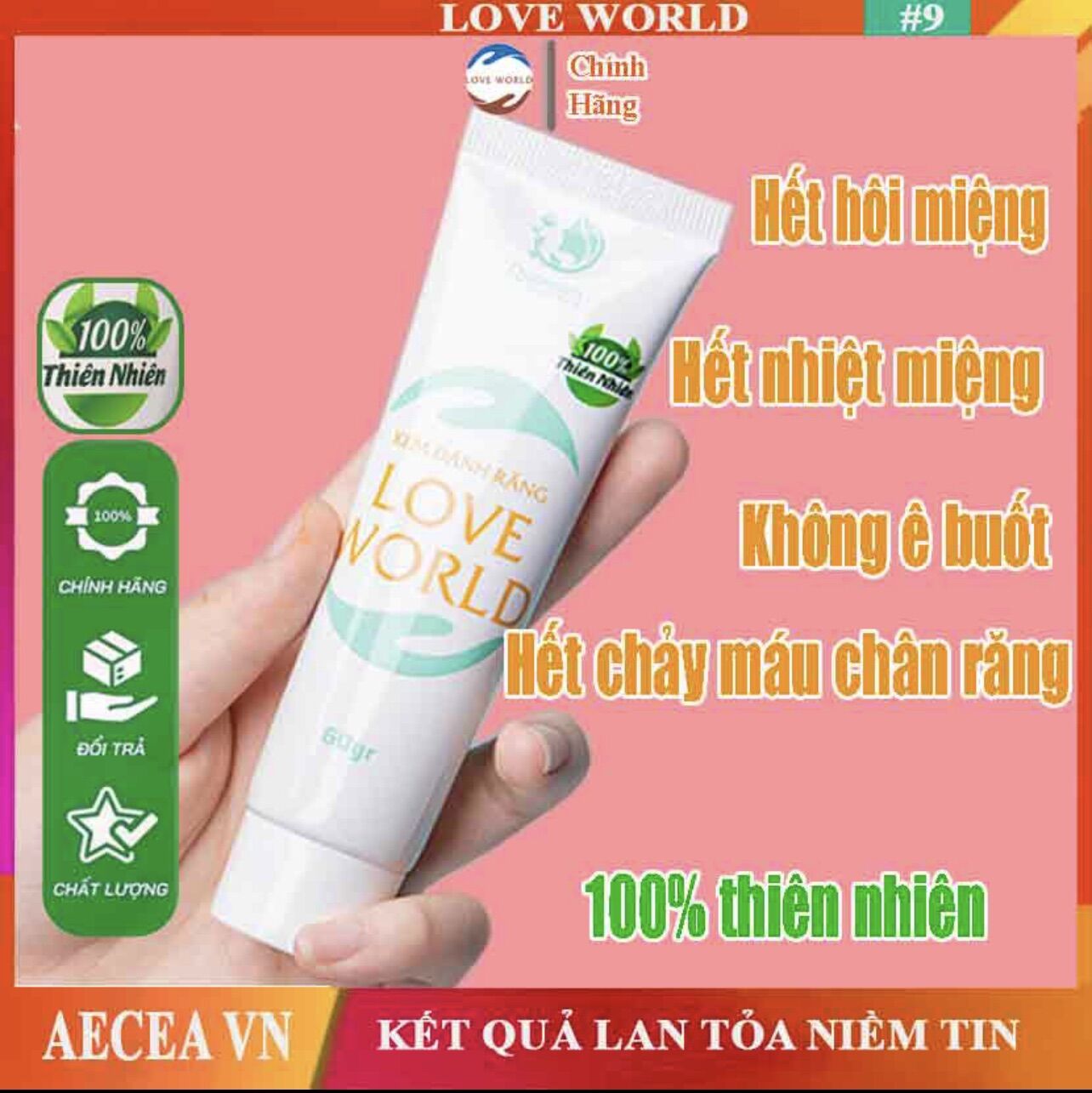 Kem đánh răng love world