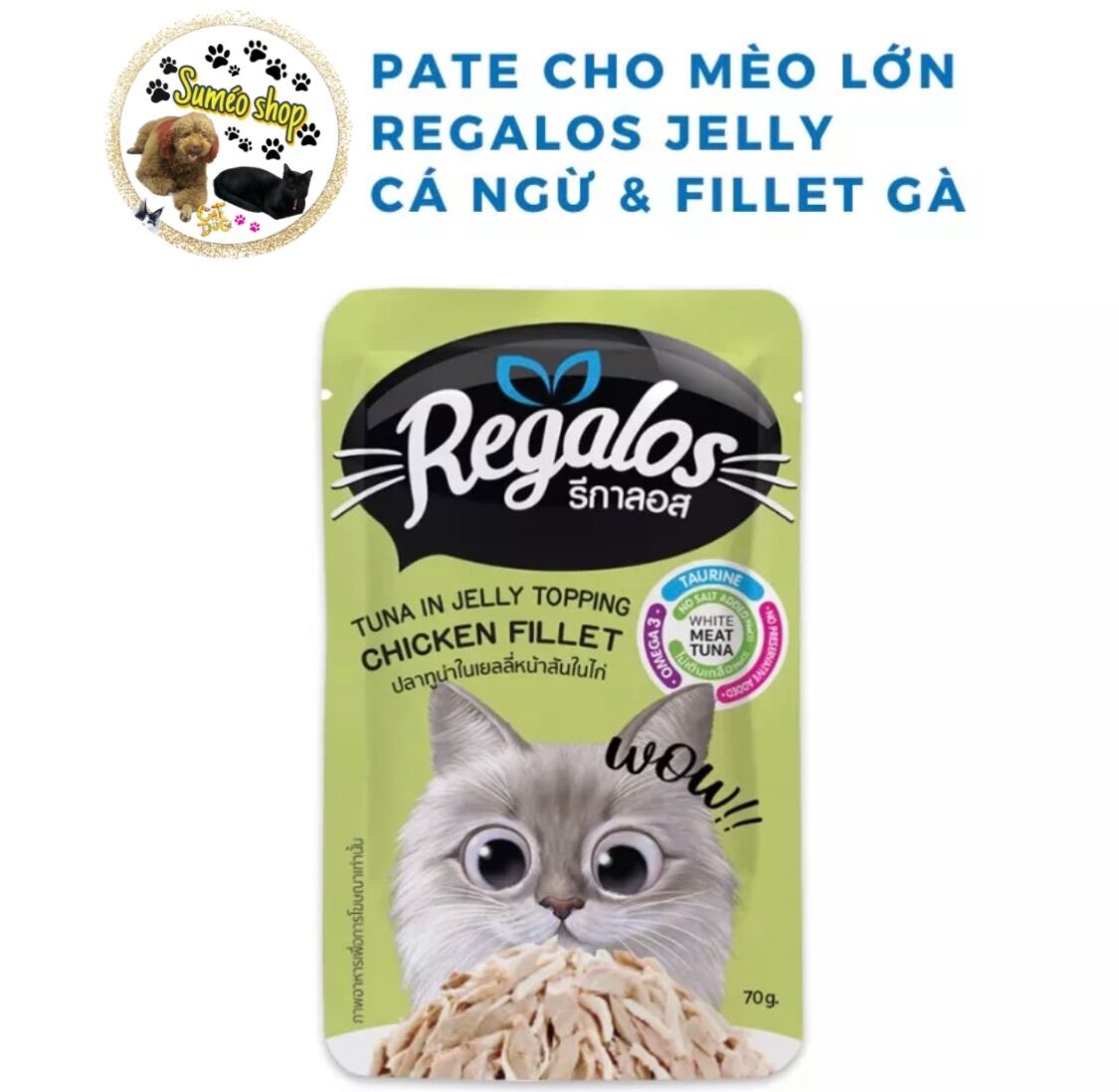 Pate Regalos cho mèo gói 70g
