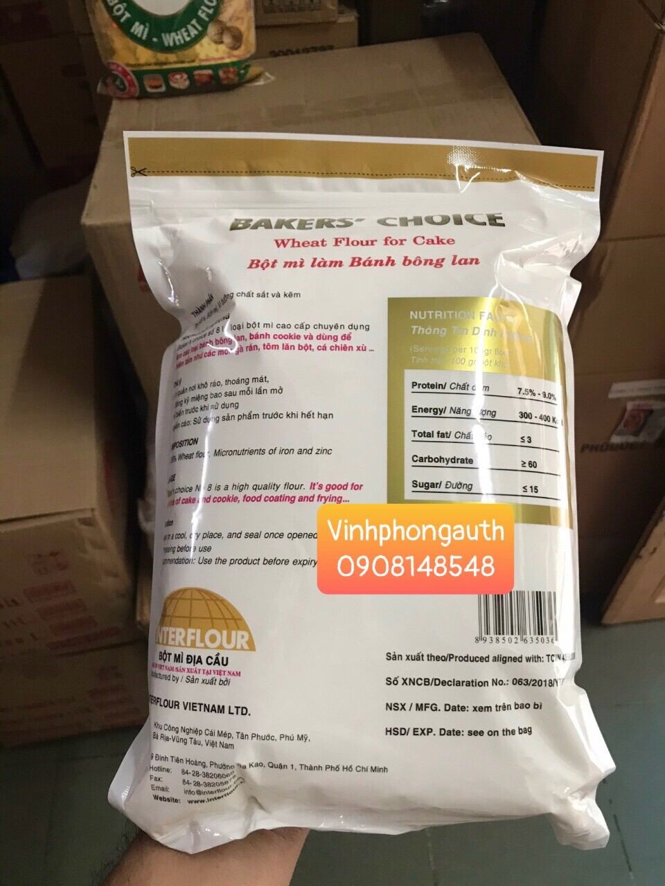 Bột mì Bakers' Choice số 8