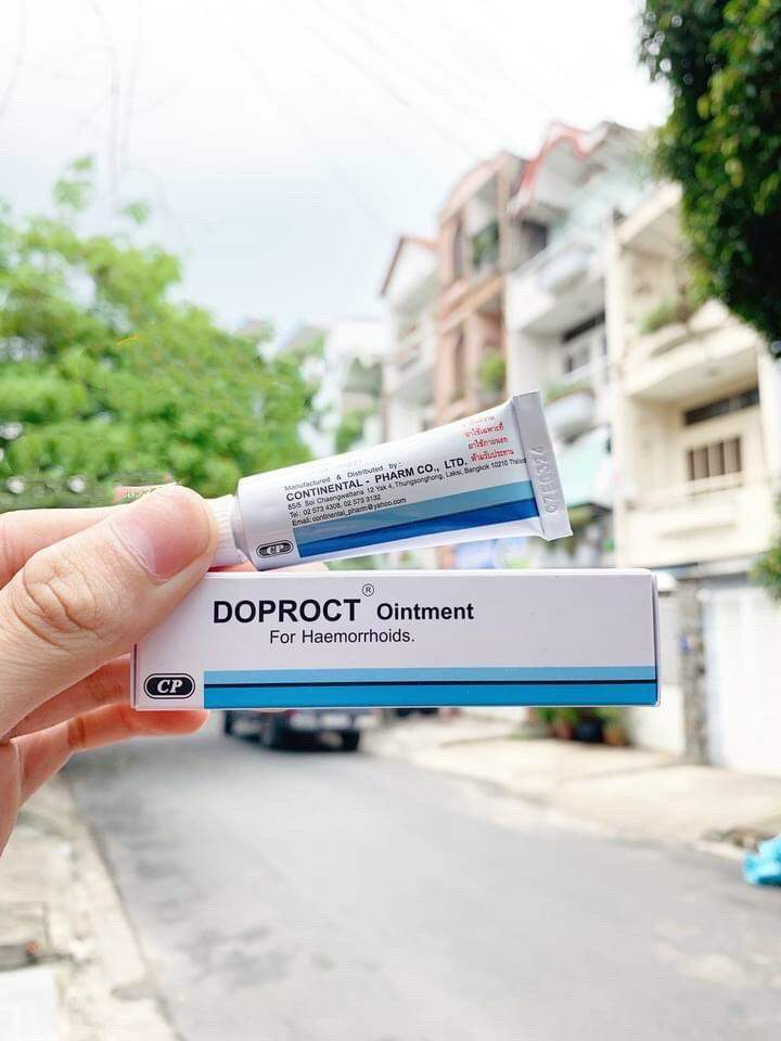 Combo Bôi và Đặt Trĩ Doproct Chính hãng Thái Lan