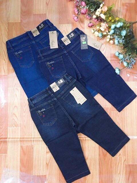 Quần jean quần bò lửng ngang gối nữ (có Big size)