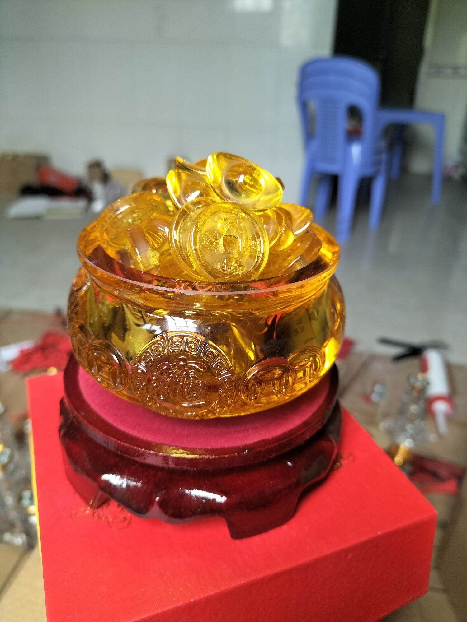 Bát tụ bảo bát thỏi vàng kim nguyên bảo
