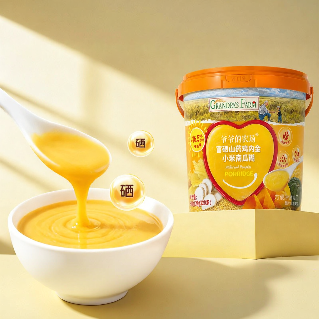 Grandpa's Farm | Cháo Mễ Thay Thế Bữa Ăn Nhanh Giàu Selenium