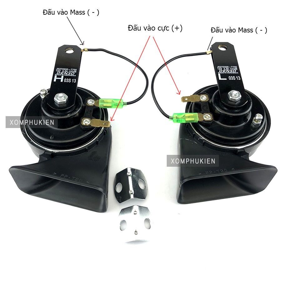 [HCM]Còi Sên Denso 12V Gắn Xe Máy [ 1 Đôi ]