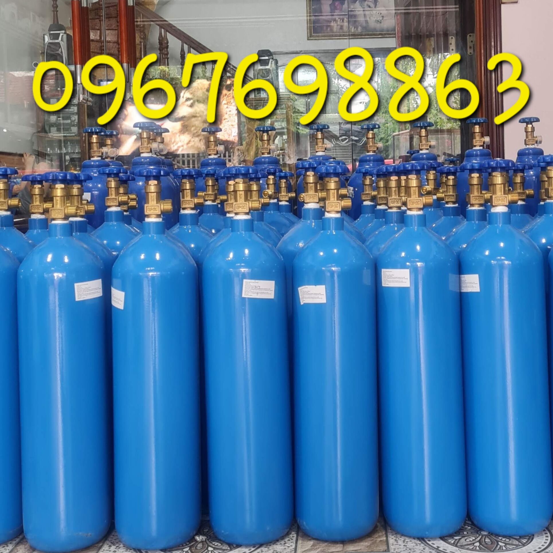 Bình Khí Co2 8Lít Đã Nạp Khí