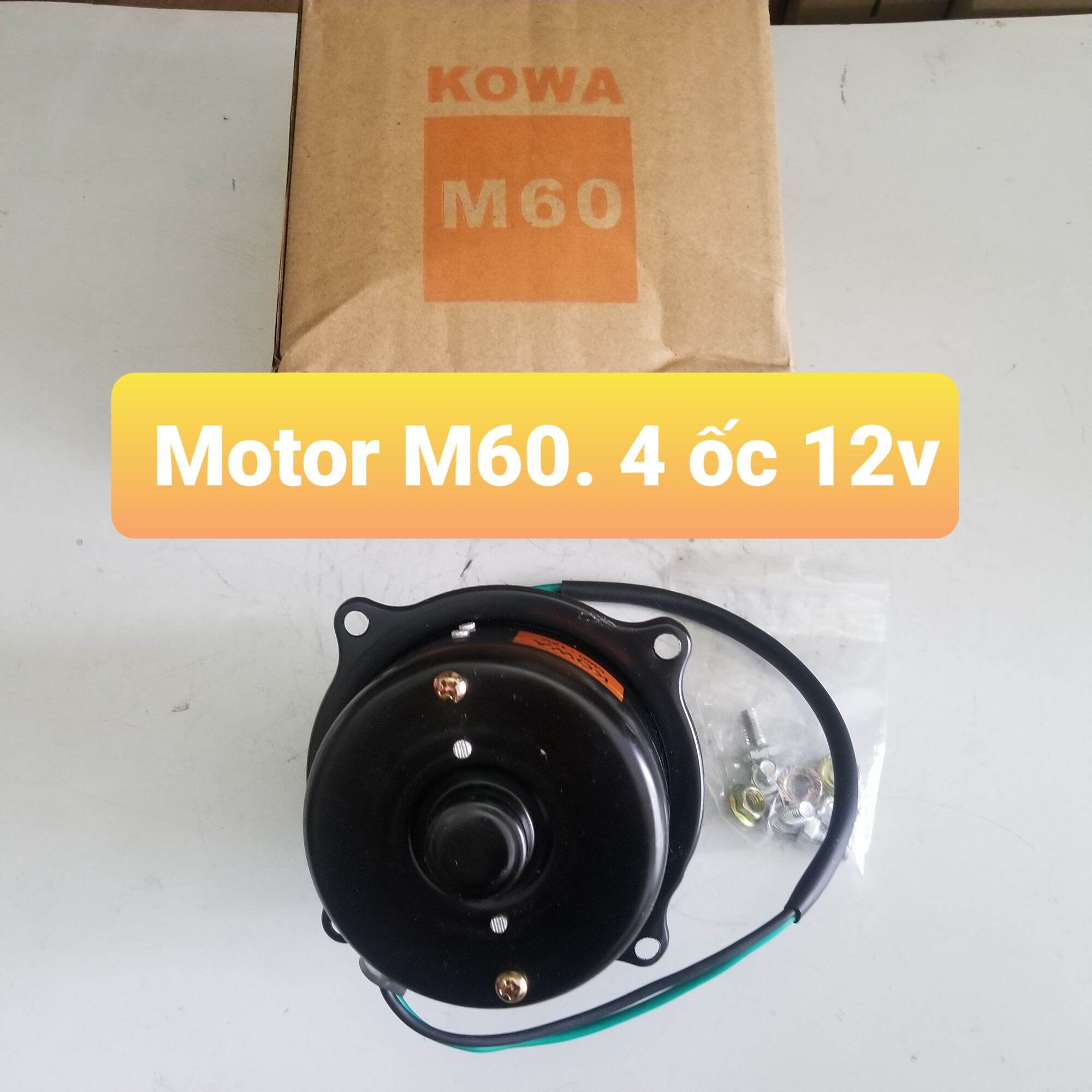 Motor M60  12v + 24v  / 4 ốc