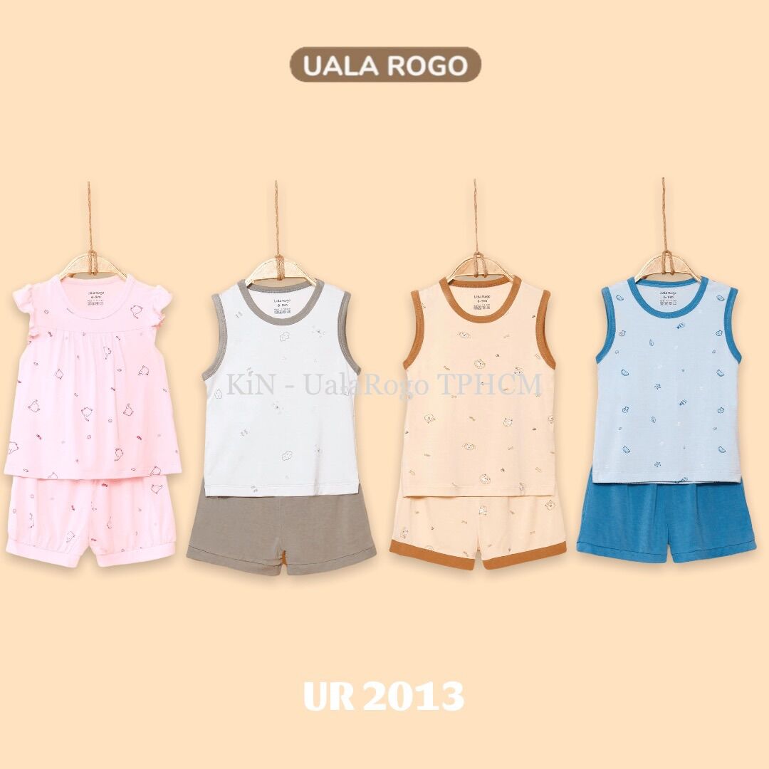 UR2013 - Bộ quần áo ba lỗ UalaRogo vải Bamboo mỏng mịn, thoáng mát