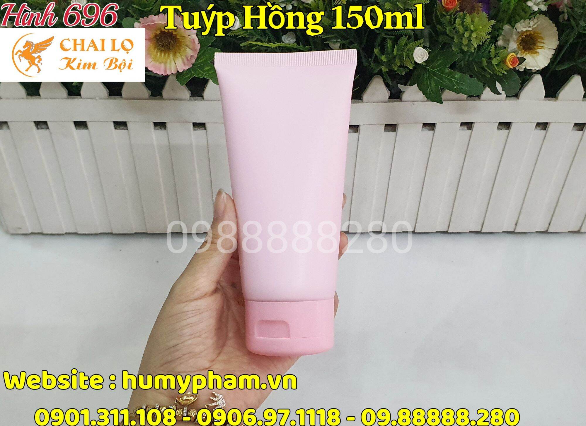Chai lọ chiết mỹ phẩm - Tuýp kem 150ml