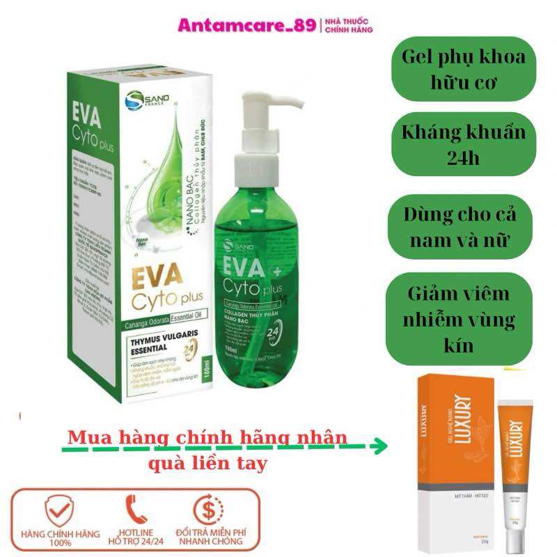 Dung dịch vệ sinh hữu cơ eva cyto plus
