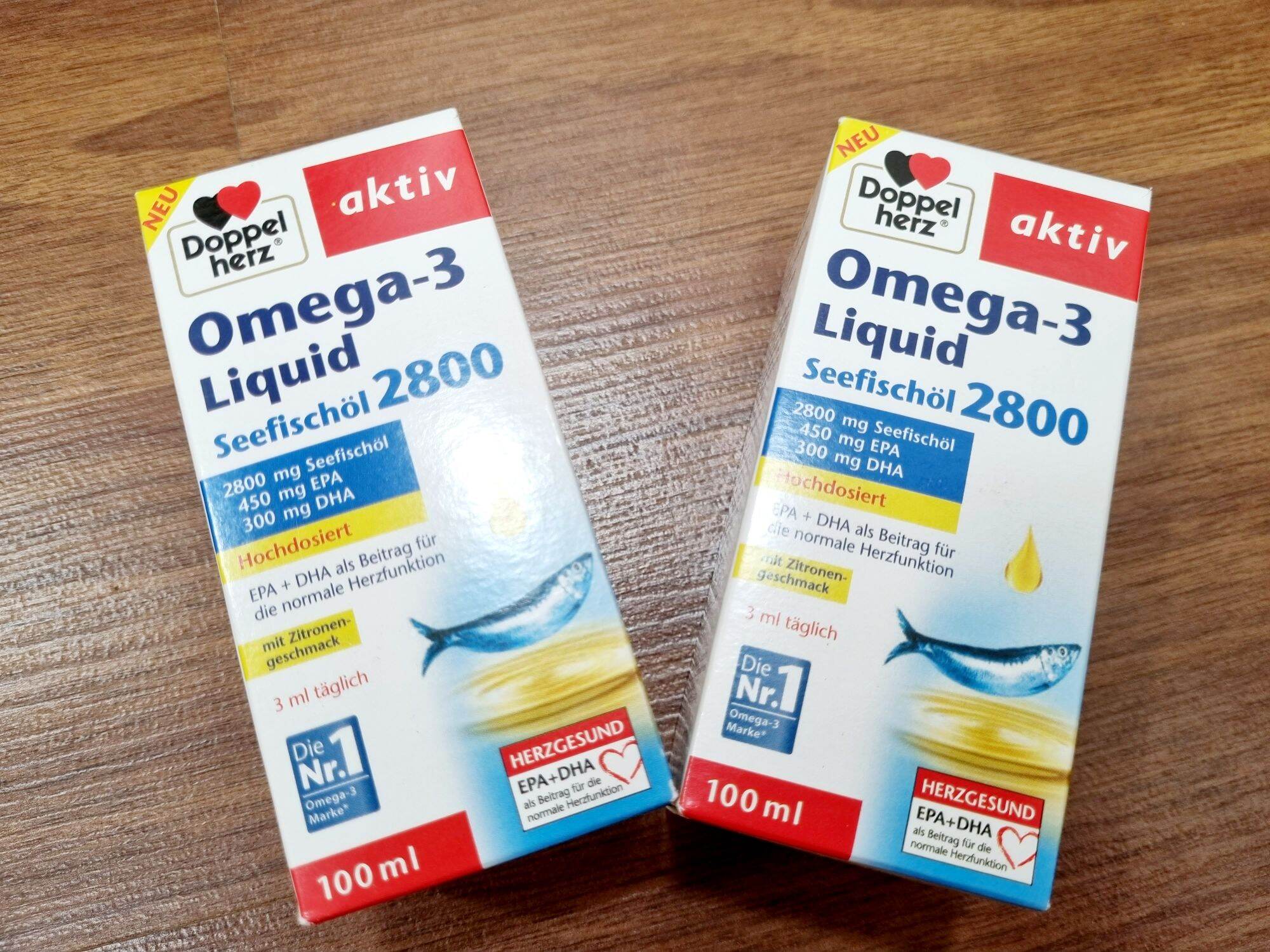 Omega 3 Liquid Doppel Herz cho trẻ từ 12y và người lớn