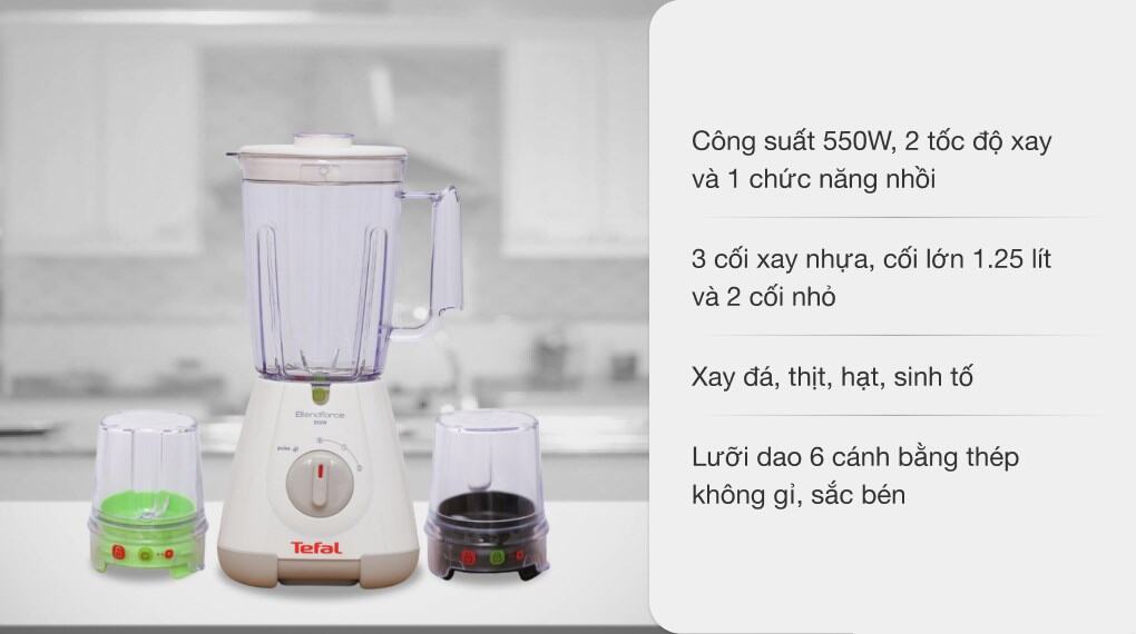 Máy xay sinh tố đa năng Tefal BL309166 hàng trưng bày chính hãng mới 99%