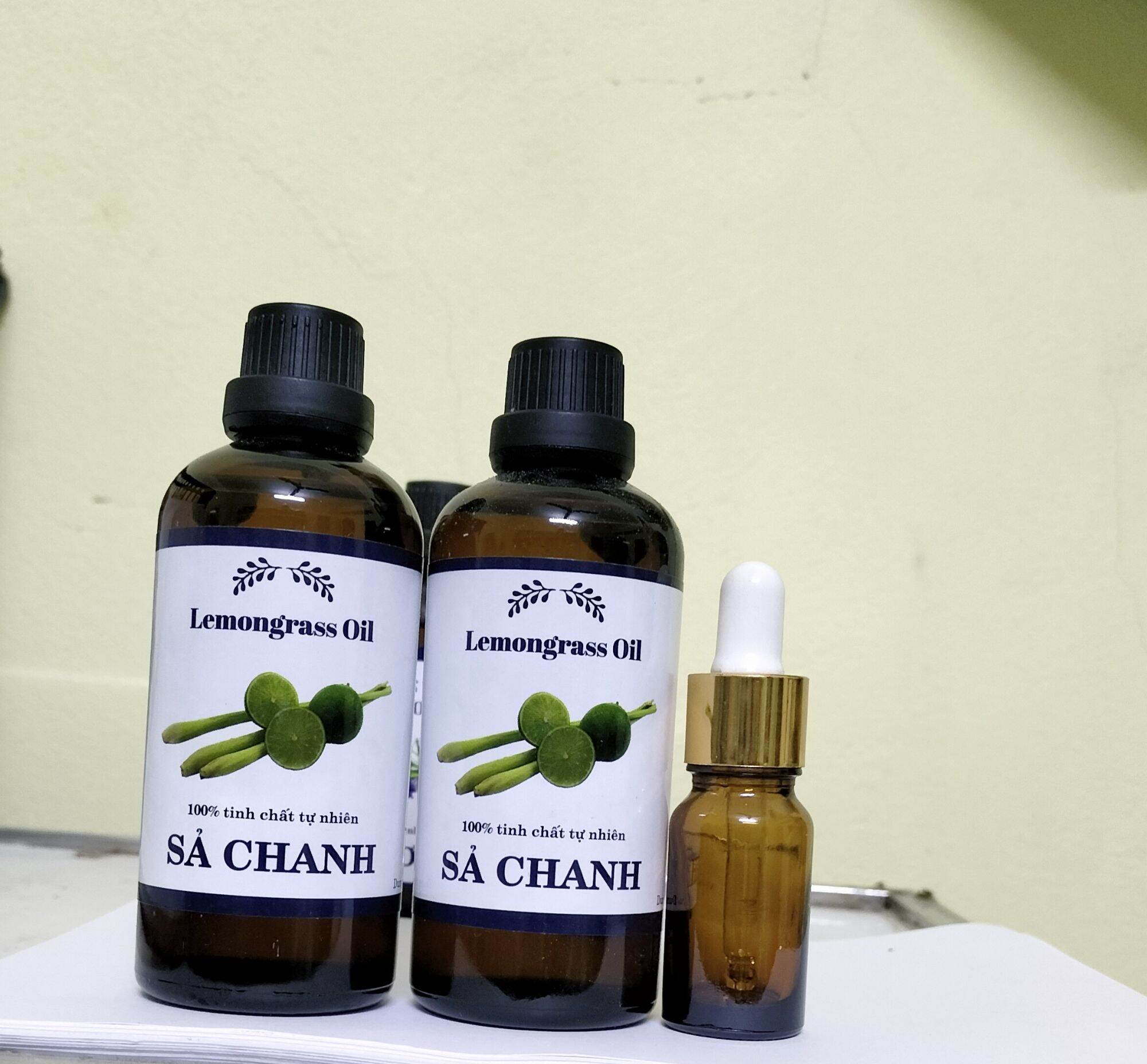 Loại đậm đặc 100ml tinh dầu sả chanh nguyên chất xông phòng khử mùi khử khuẩn