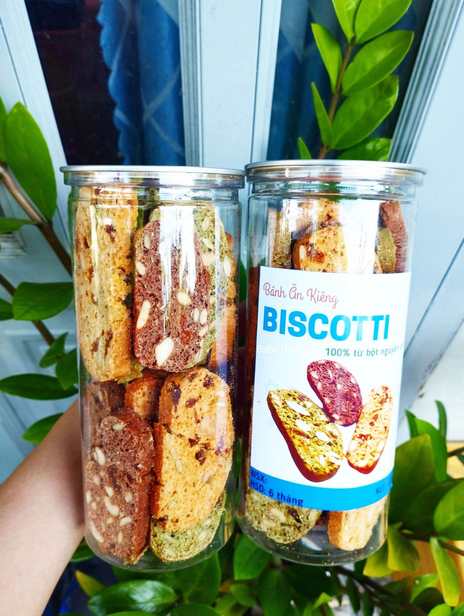 Bánh Ăn Kiêng BISCOTTI 3 vị thơm ngon