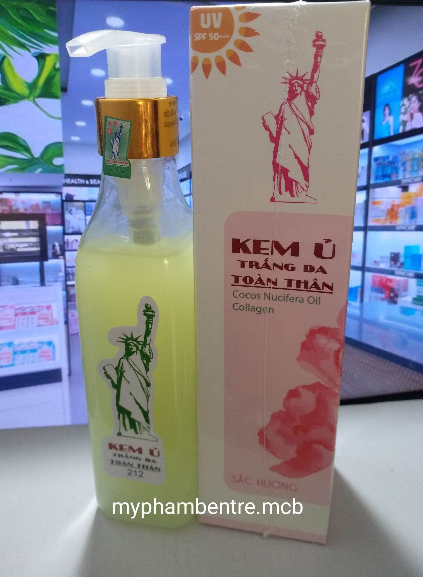 Kem ủ body trắng da sắc hương 200ml