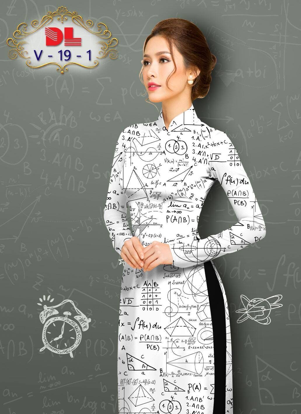 Vải áo dài môn toán