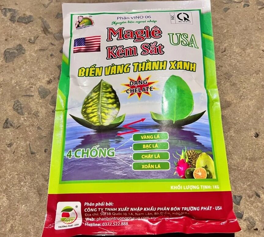 Thuốc trừ vàng lá gân xanh mai vàng