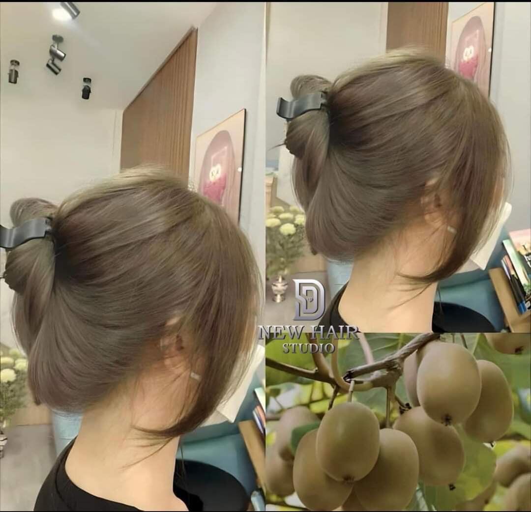 Thuốc nhuộm Nâu kiwi tặng oxy trợ nhuộm