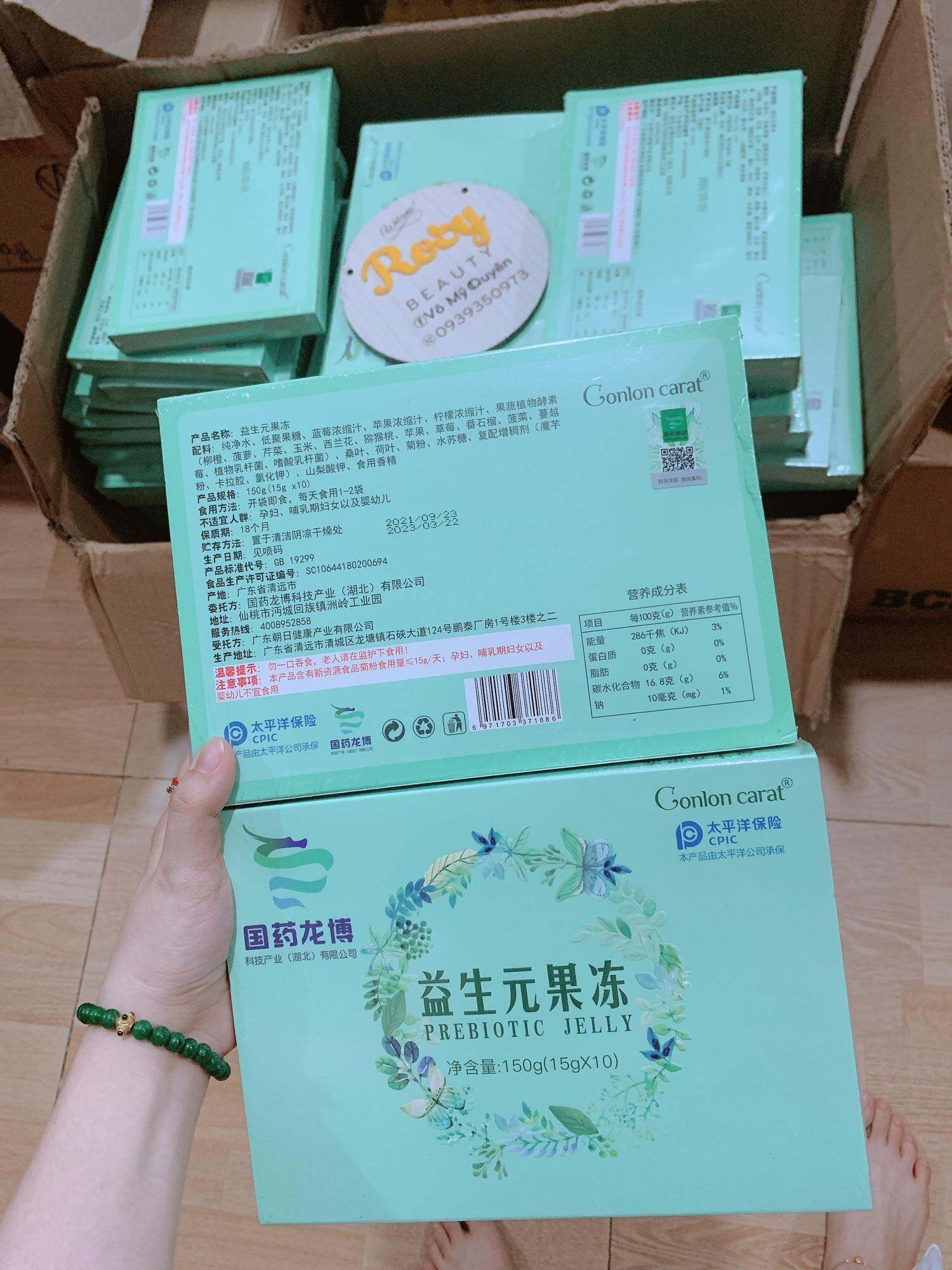 THẠCH GIẢM CÂN PREBIOTIC JELLY TRANG NEMO