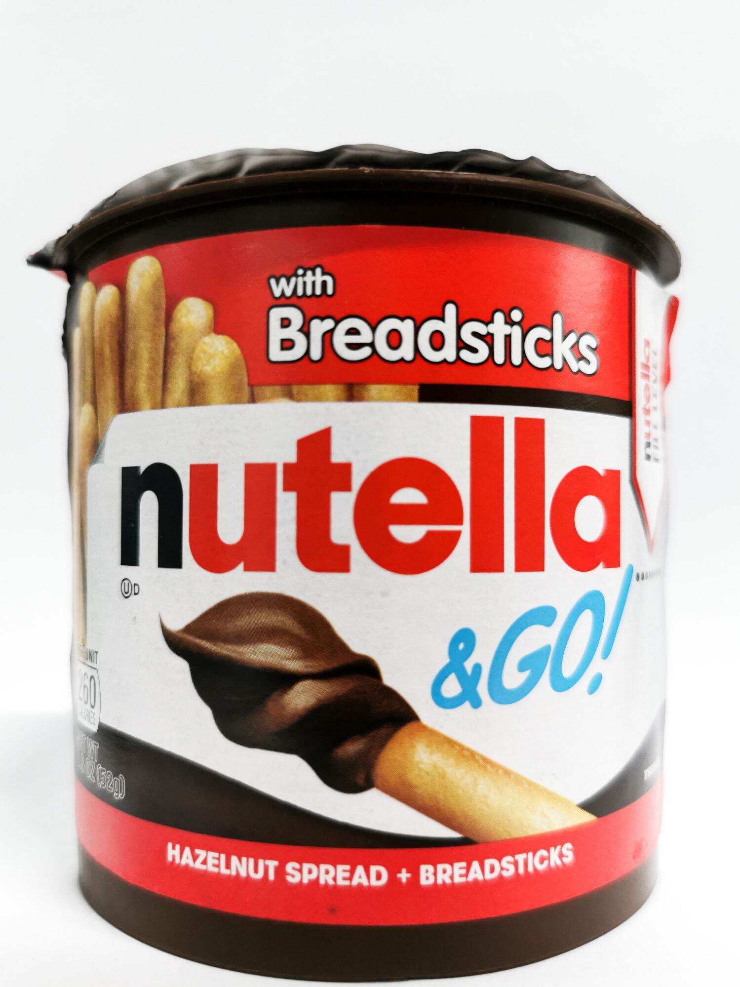 BÁNH QUE CHẤM NUTELLA & GO -  best by 15/03/2023 (52g)