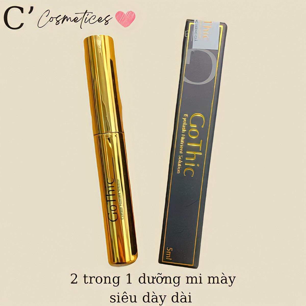 Dưỡng Mi Mày Gothic Dày Dài Tự Nhiên Serum Dưỡng Dài Mi Cao Cấp