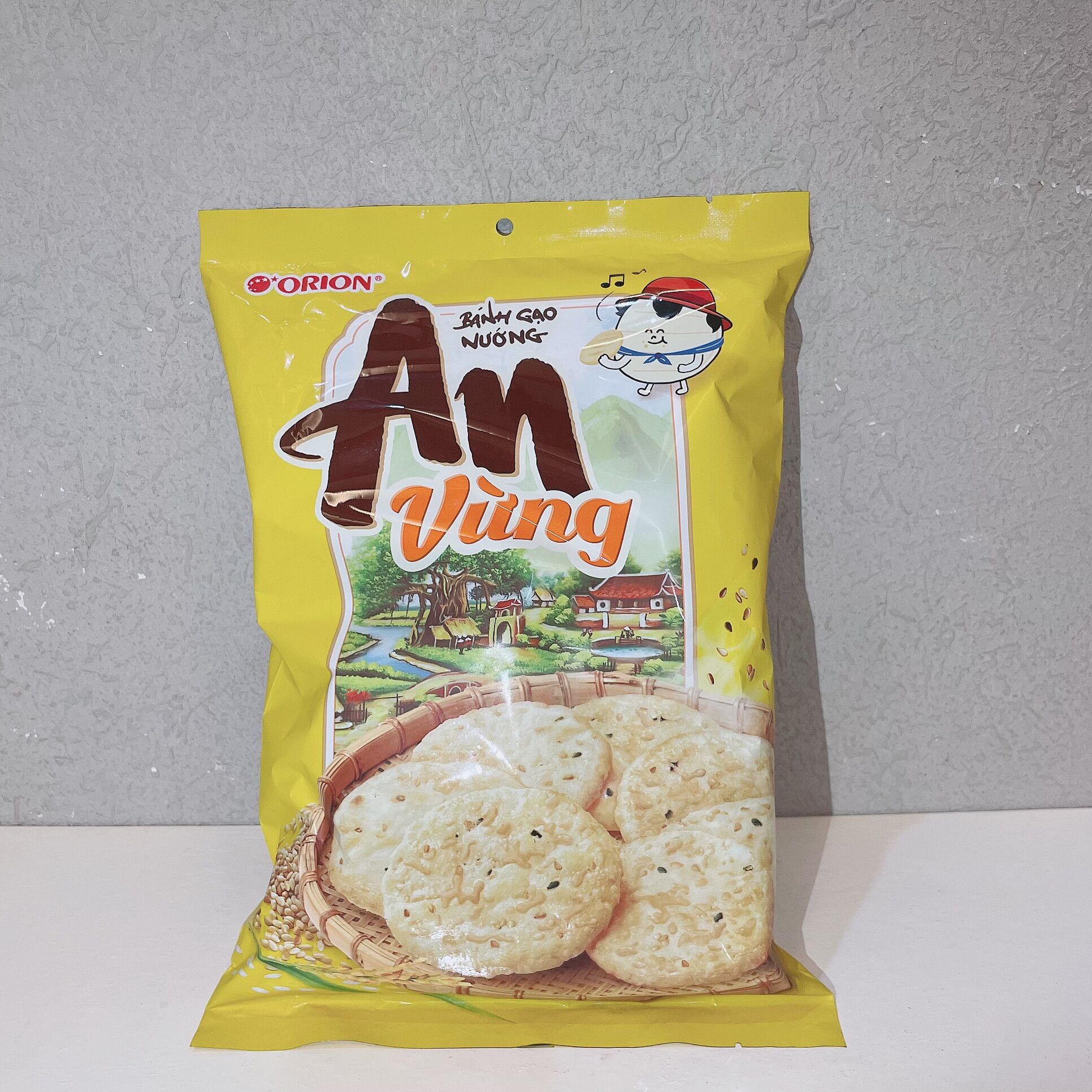BÁNH GẠO NƯỚNG ORION AN (Vị tự nhiên, tảo biển, phô mai nướng, vừng)